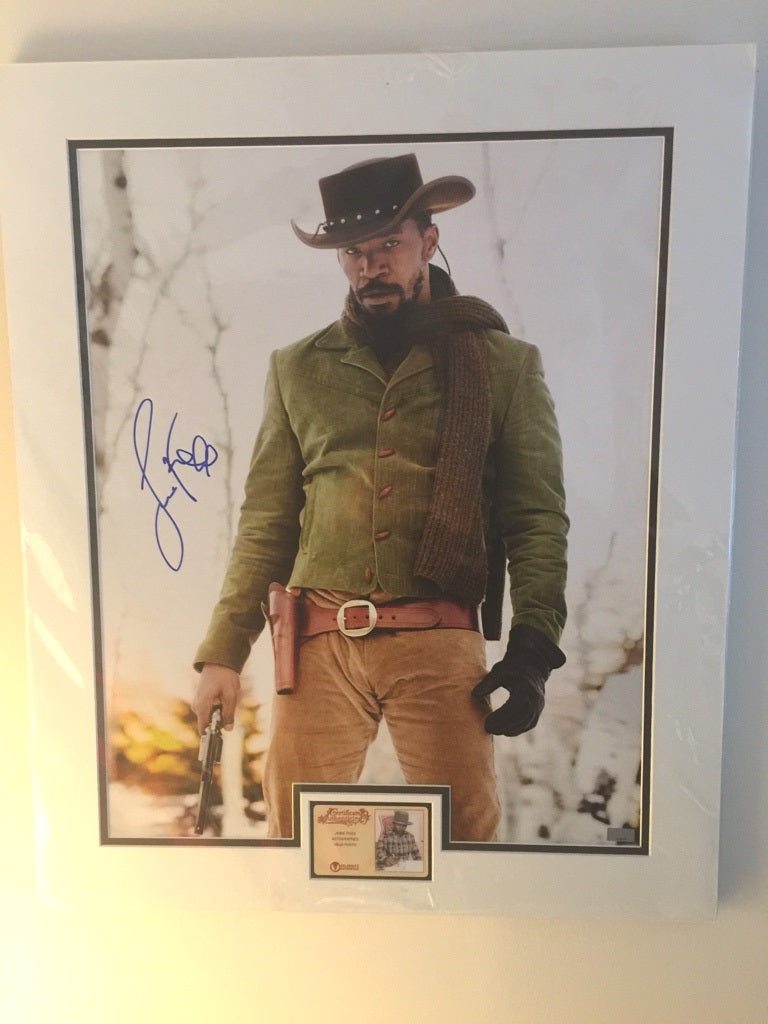 Photo 40x50 signée Jamie Foxx Django Unchained Tarantino