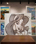 Jasmine plus magnifique que jamais. Aladdin, Disney. Dessin original.