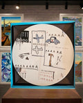 Jean-Michel Basquiat. Assiette porcelaine de Limoges
