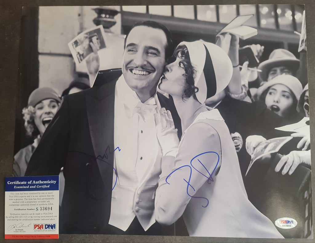 The Artist 2 autographes Bérénice Bejo et Jean Dujardin PSA