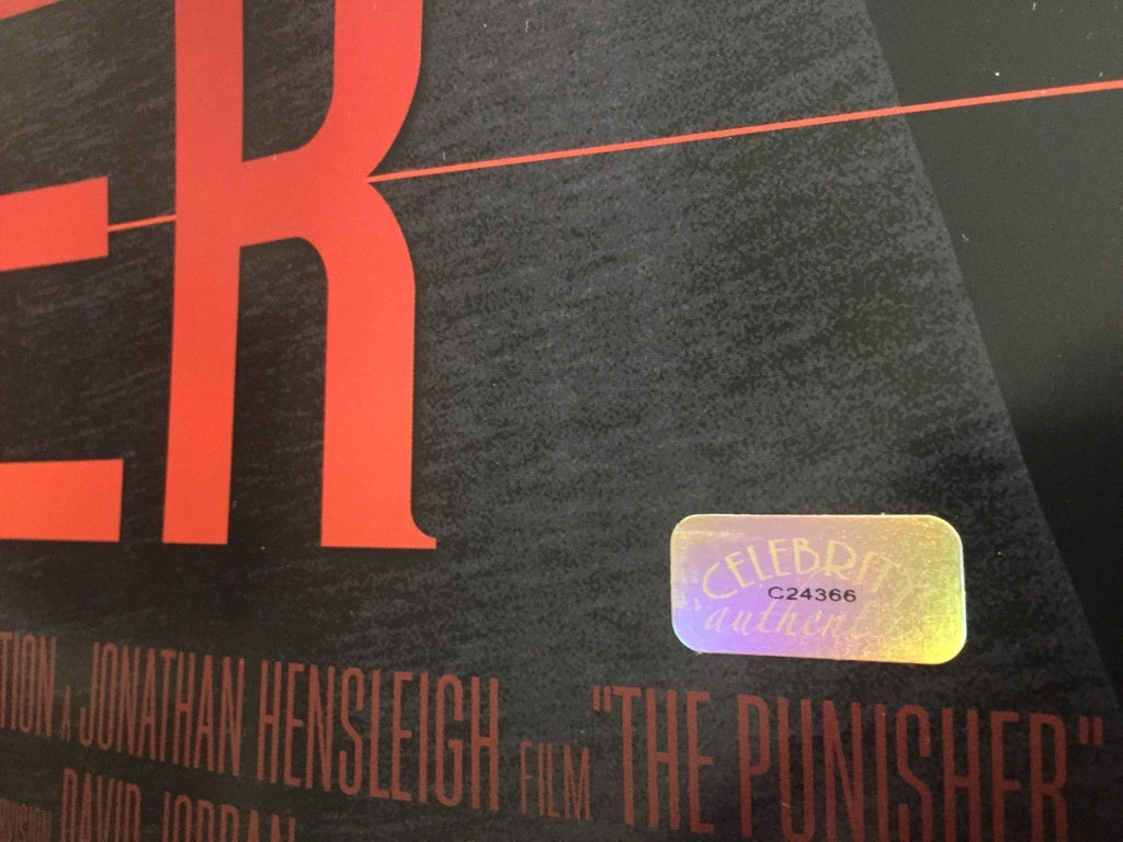 Poster 101x68 THE PUNISHER signé JOHN TRAVOLTA