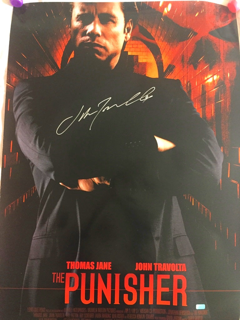 Poster 101x68 THE PUNISHER signé JOHN TRAVOLTA