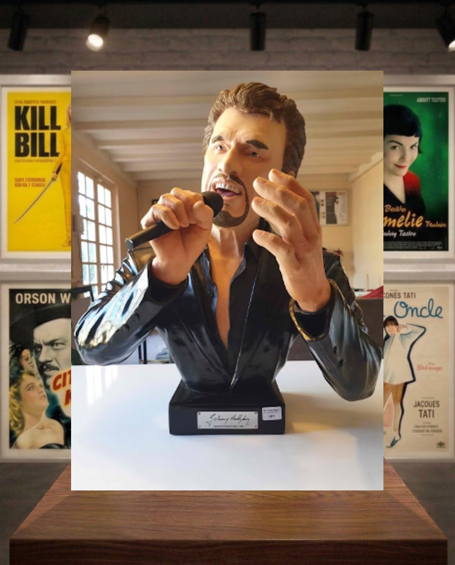 Buste Johnny Hallyday Edition limitée