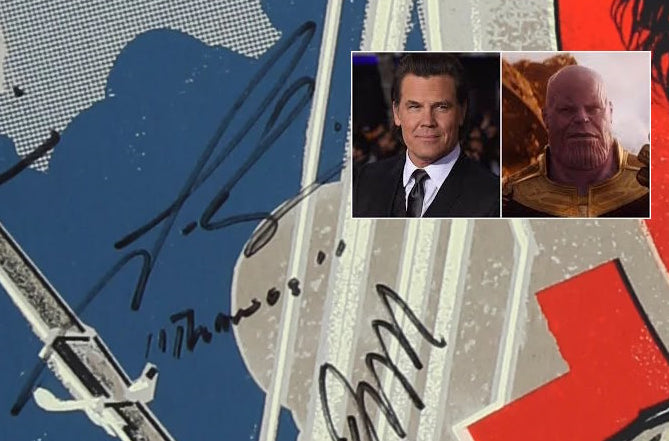 Edition limitée Captain America Winter Soldier avec 20 autographes Marvel Avengers