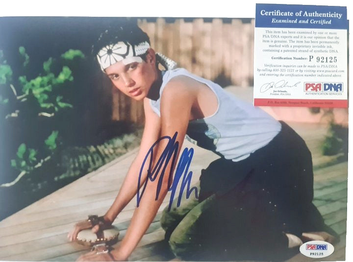 Karate Kid autographe de Ralph Macchio PSA