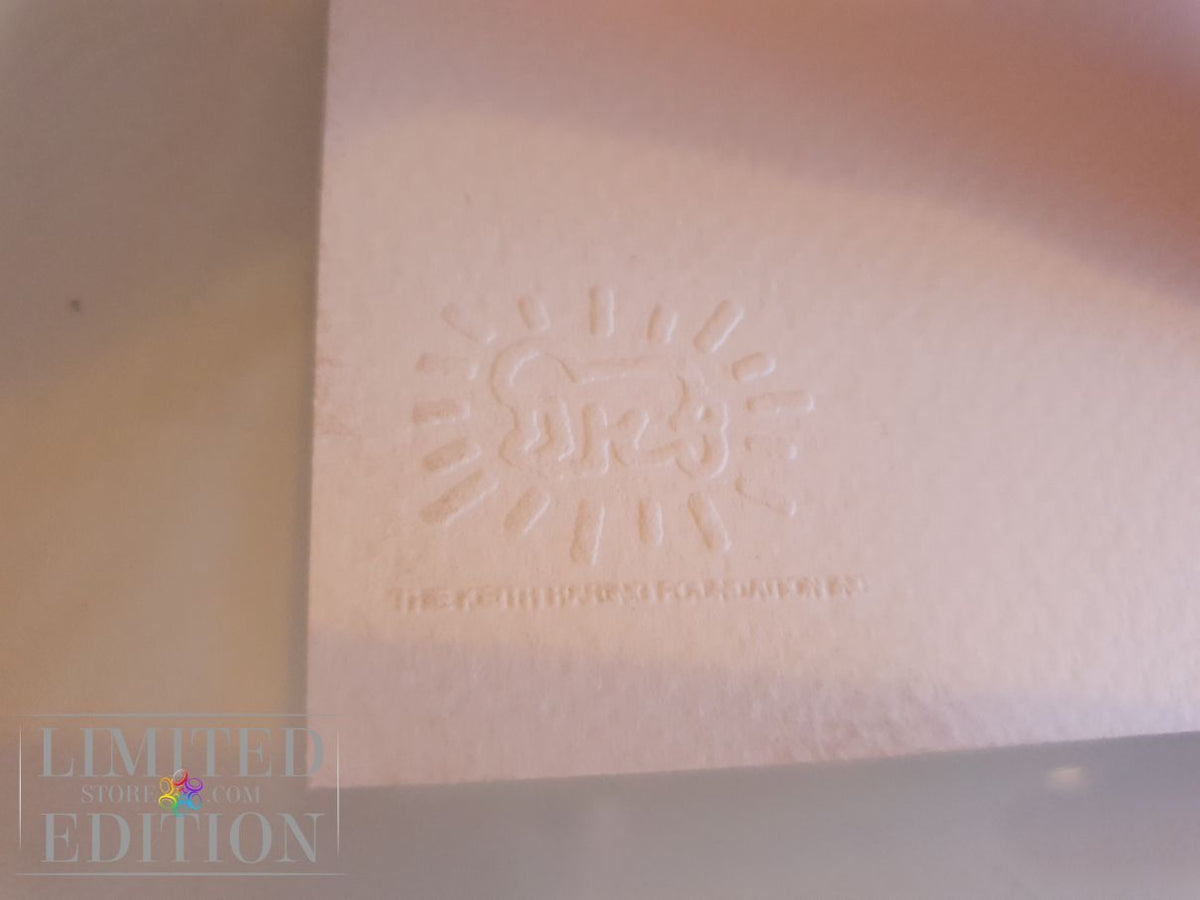 Keith Haring (d'après) Corps reliés sérigraphie