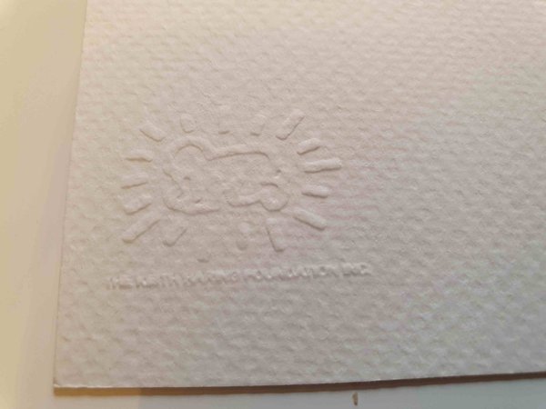 Keith Haring lithographie numérotée. Rare