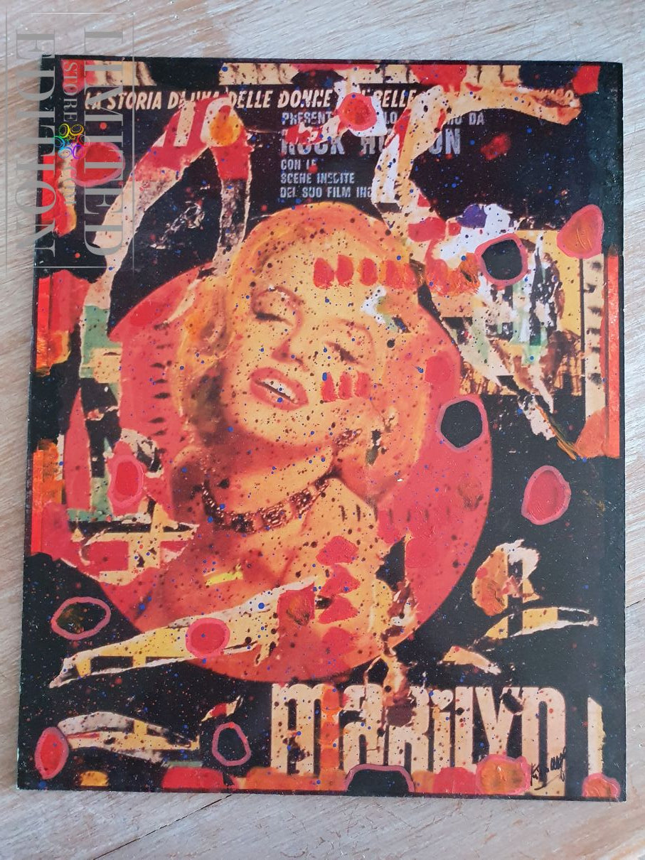 Marylin Orange mixed media par Kino Mistral