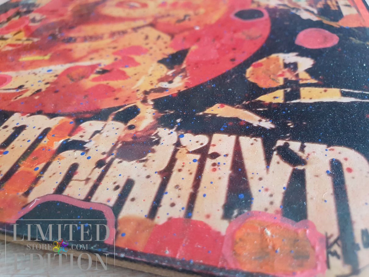Marylin Orange mixed media par Kino Mistral