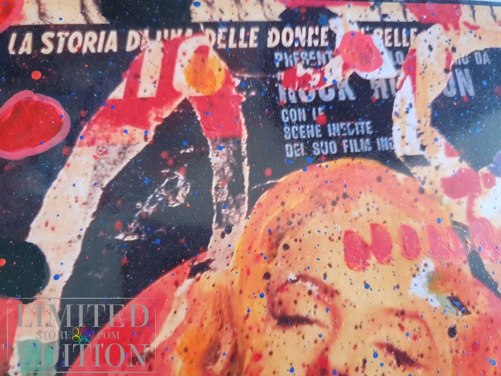 Marylin Orange mixed media par Kino Mistral