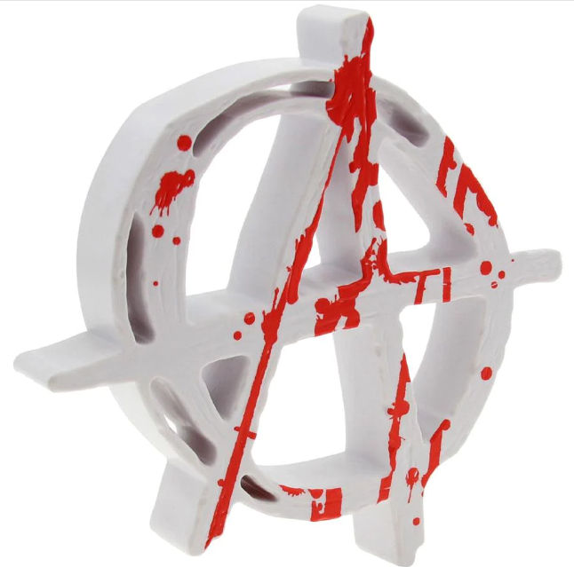 Kozik croix Anarchy Blanc et Sang - Edition limitée 500