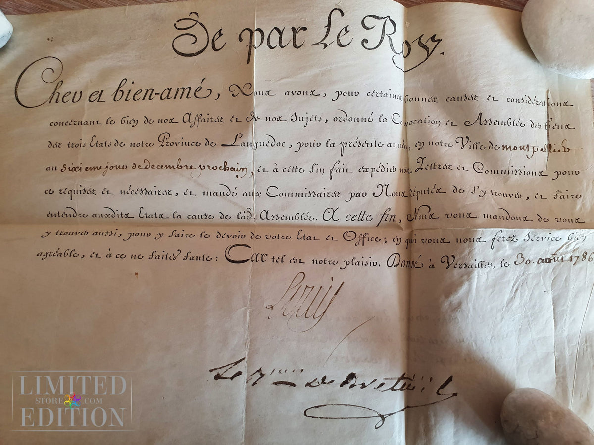 Lettre de Louis XVI (16) aux Etats
