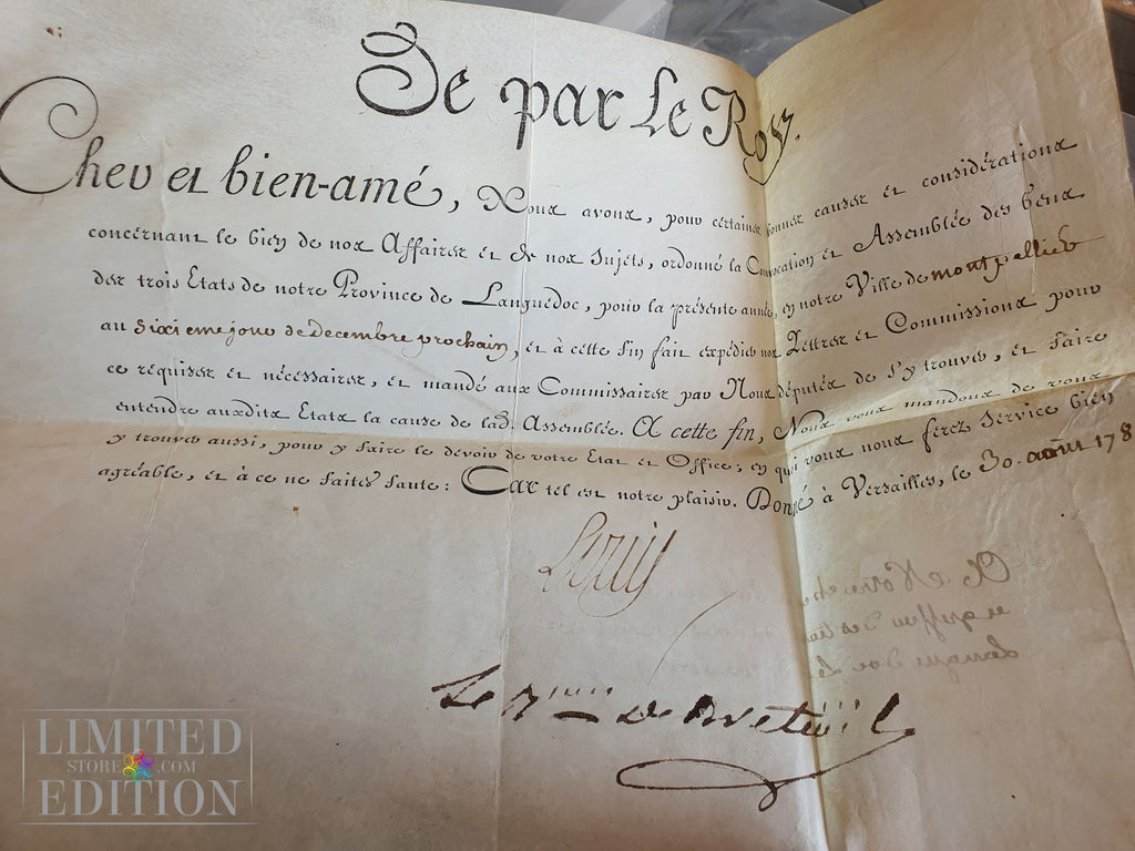 Lettre de Louis XVI (16) aux Etats