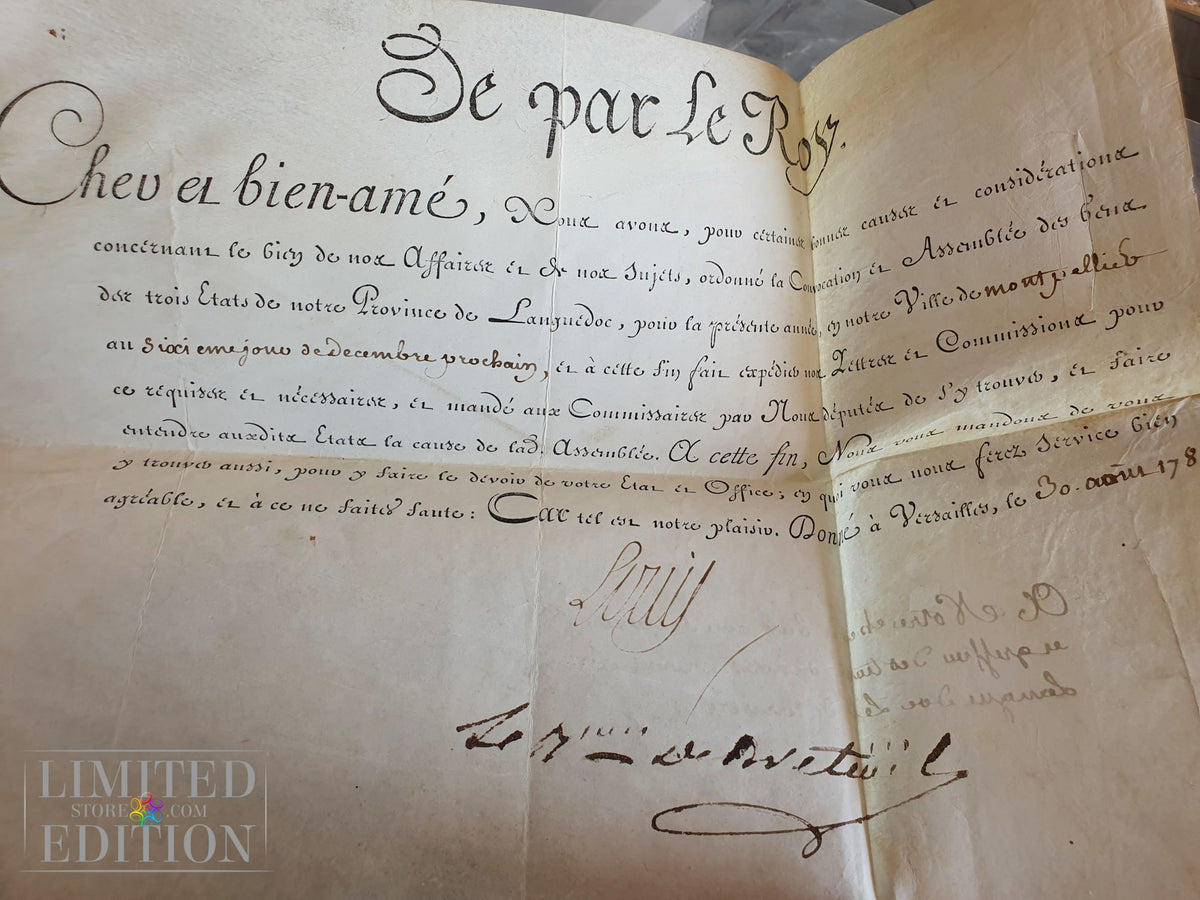 Lettre de Louis XVI (16) aux Etats