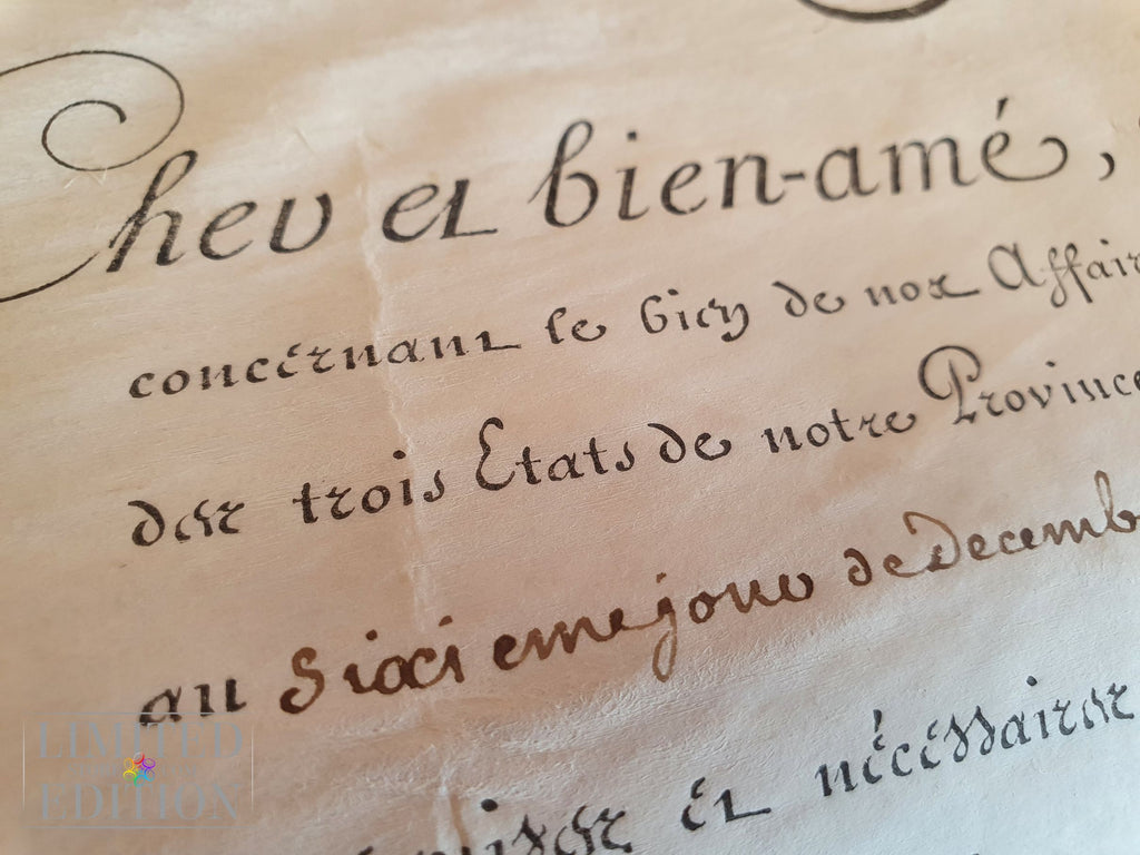 Lettre de Louis XVI (16) aux Etats