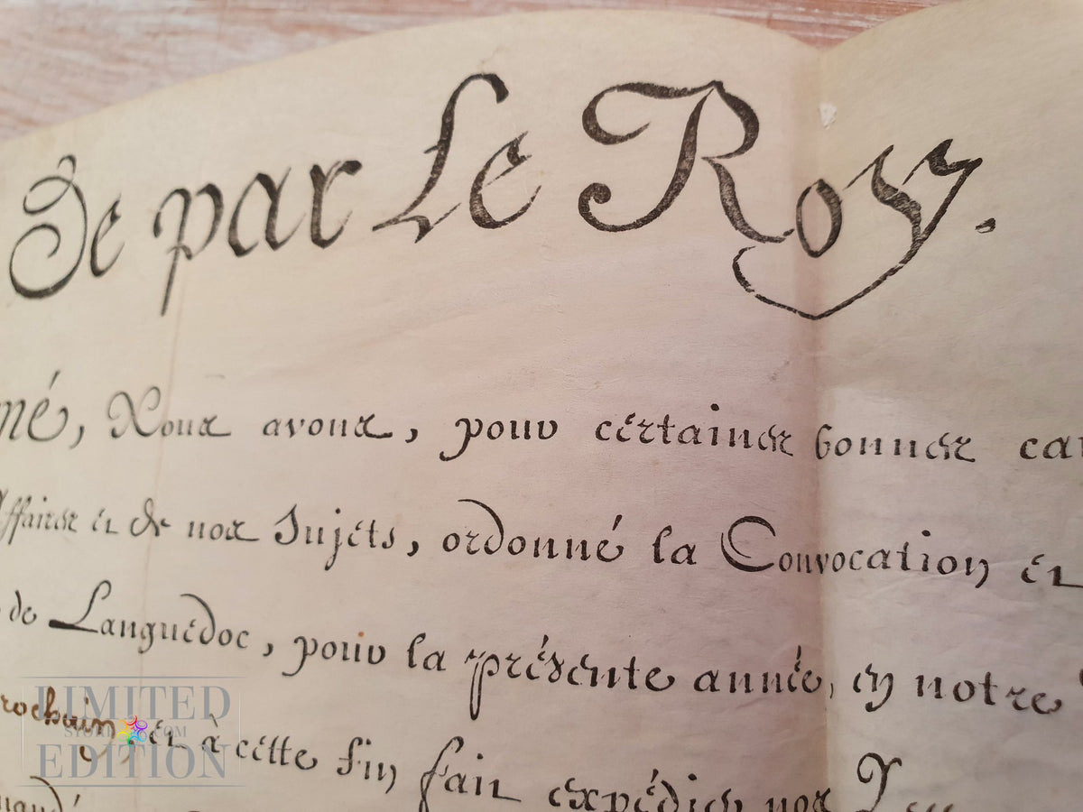 Lettre de Louis XVI (16) aux Etats