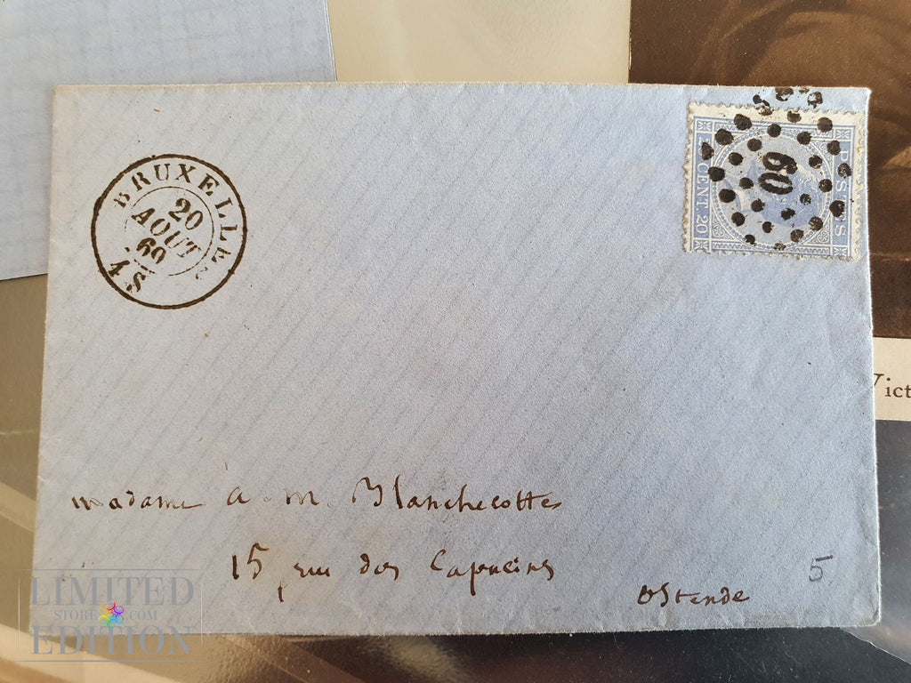 "AFFAIRE CONCLUE" 12/10/21 FRANCE 2 . Lettre manuscrite de Victor Hugo 20 Août 1869