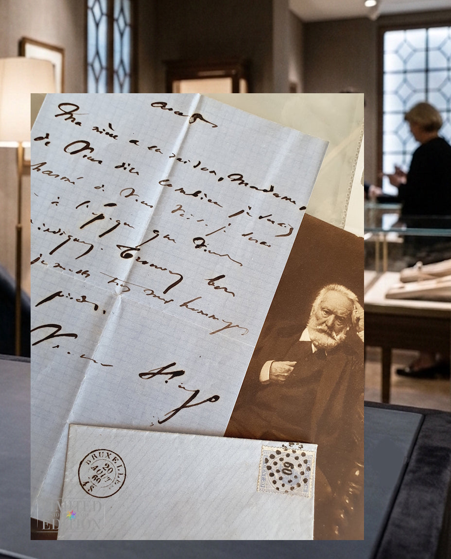 "AFFAIRE CONCLUE" 12/10/21 FRANCE 2 . Lettre manuscrite de Victor Hugo 20 Août 1869