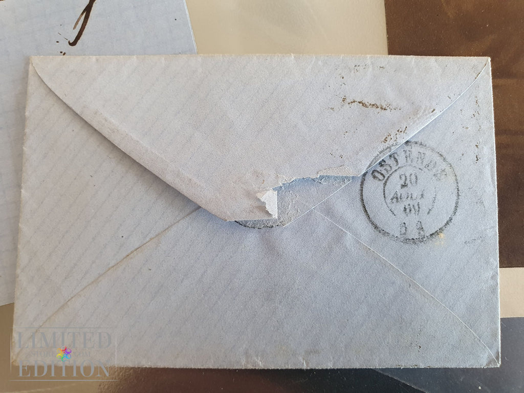 "AFFAIRE CONCLUE" 12/10/21 FRANCE 2 . Lettre manuscrite de Victor Hugo 20 Août 1869