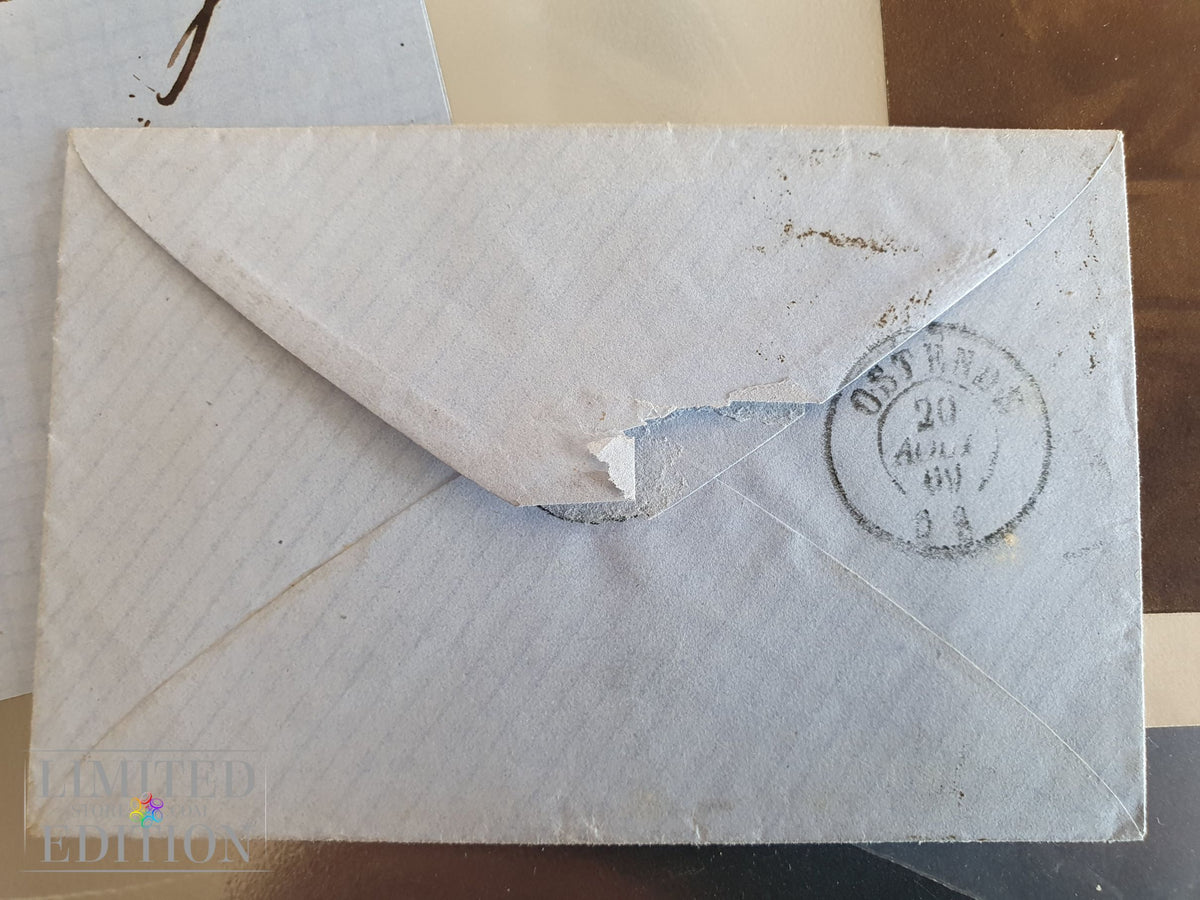 "AFFAIRE CONCLUE" 12/10/21 FRANCE 2 . Lettre manuscrite de Victor Hugo 20 Août 1869