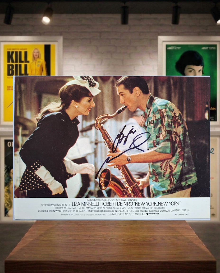 Liza Minelli autographe photo New York New York De Niro