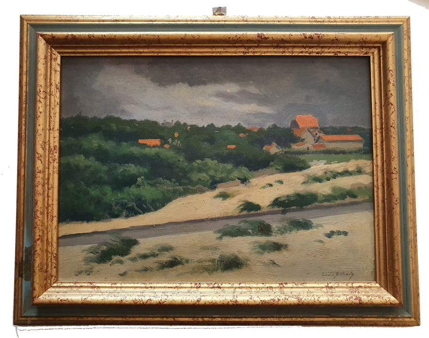 Louis Billiard. Paysage. Huile sur panneau