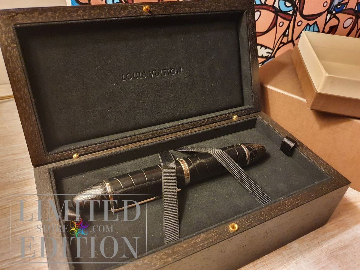 Stylo plume Cargo Luxe noir- Louis Vuitton