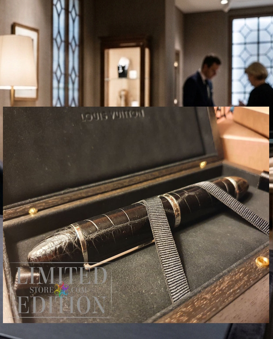 Stylo plume Cargo Luxe noir- Louis Vuitton
