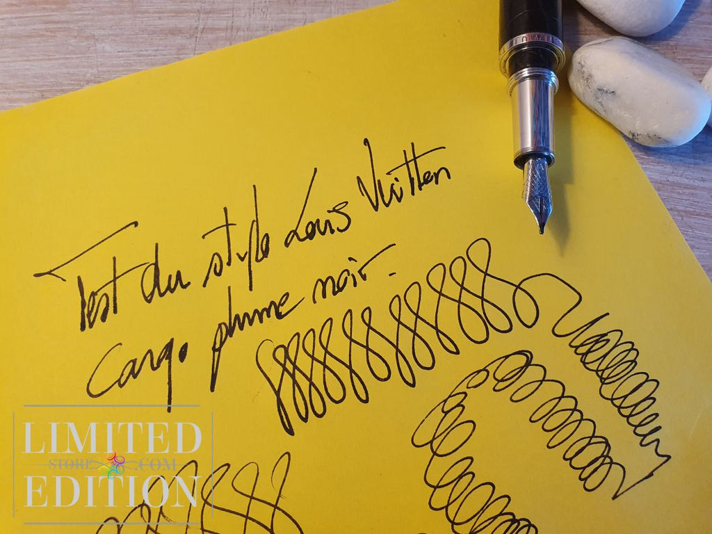 Stylo plume Cargo Luxe noir- Louis Vuitton