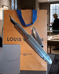Stylo plume Louis Vuitton Spirit Palladium avec boite et sac