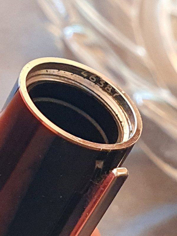Louis Vuitton black Doc fountain pen serial number
