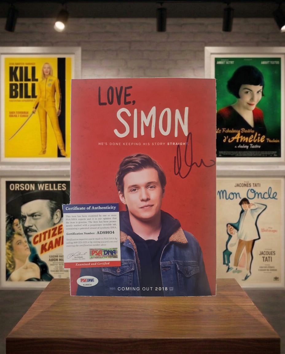 Love Simon autographe Nick Robinson PSA