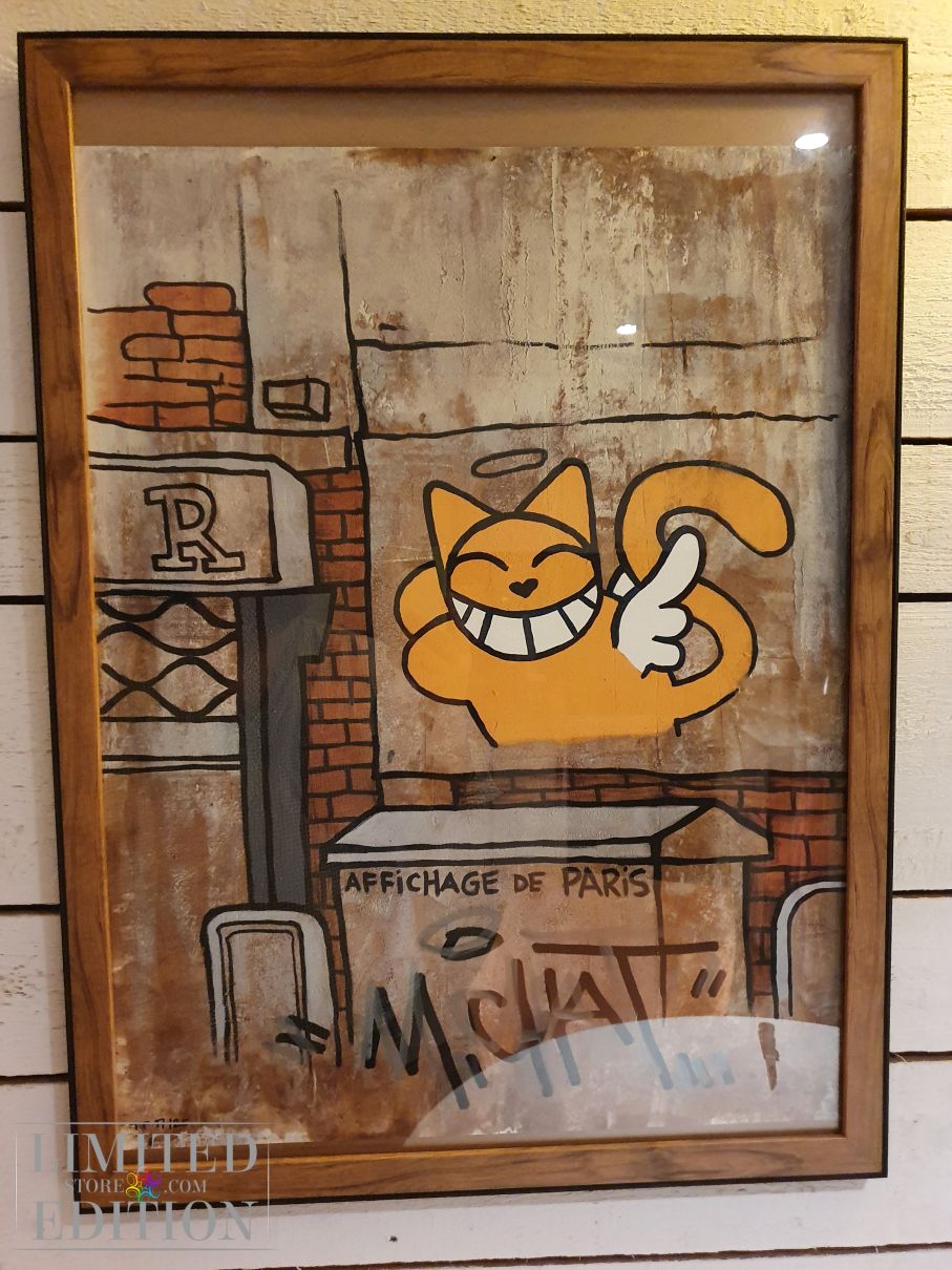 M CHAT "Affichage de Paris" lithographie édition limitée - Thoma Vuille