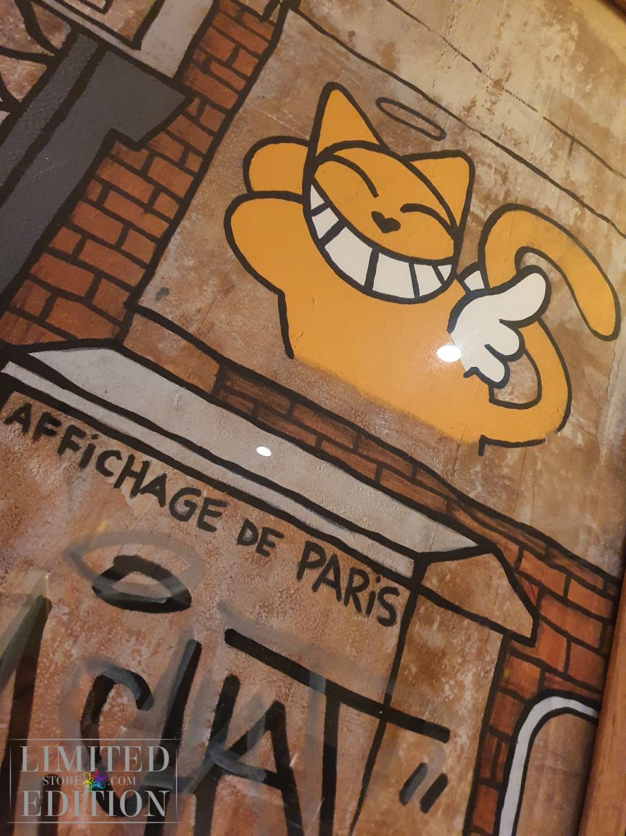 M CHAT "Affichage de Paris" lithographie édition limitée - Thoma Vuille