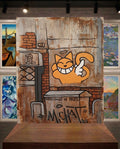 M CHAT "Affichage de Paris" lithographie édition limitée - Thoma Vuille