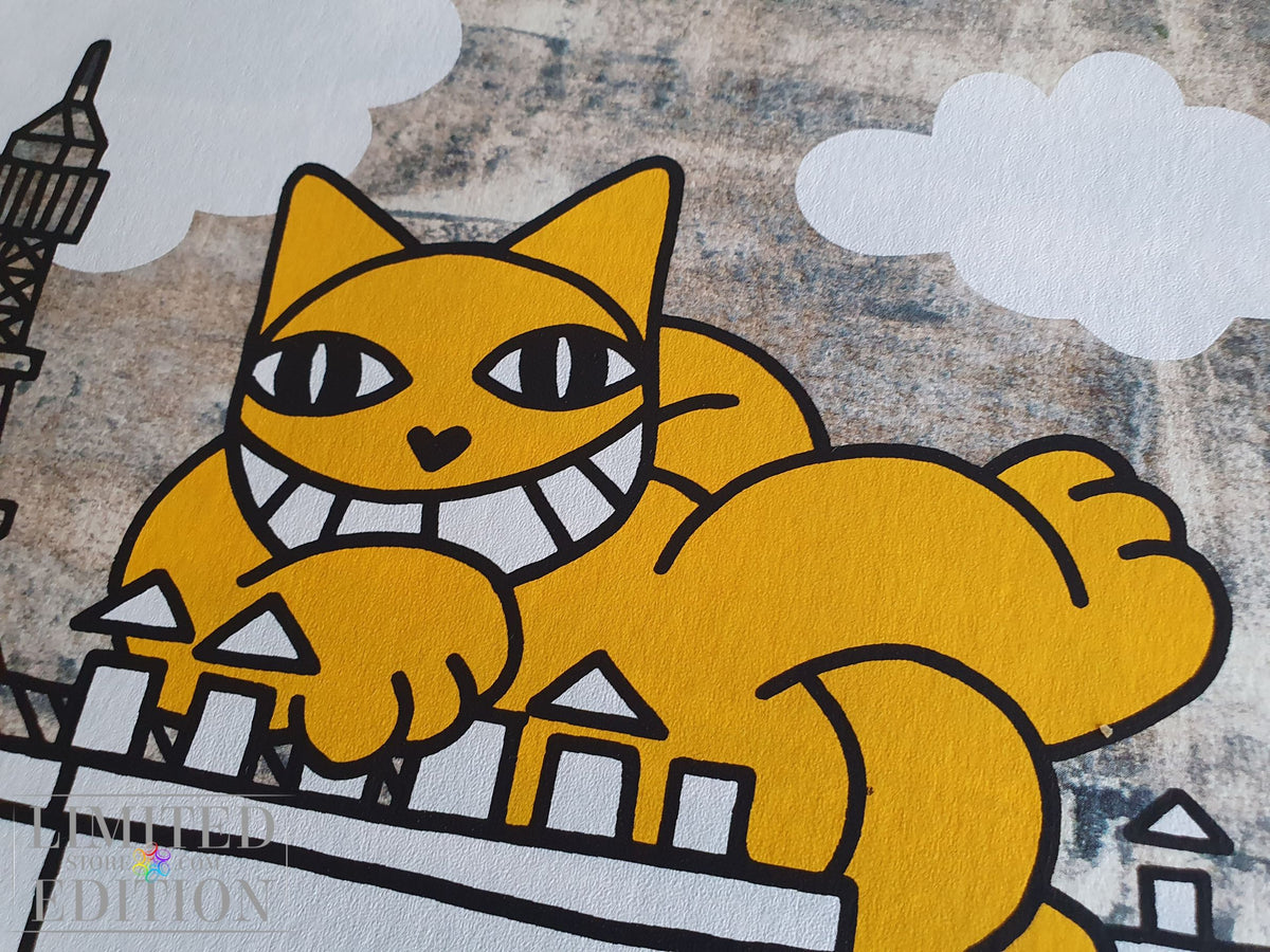 CHAT fait le mur, épreuve d'artiste M CHAT Thoma Vuille