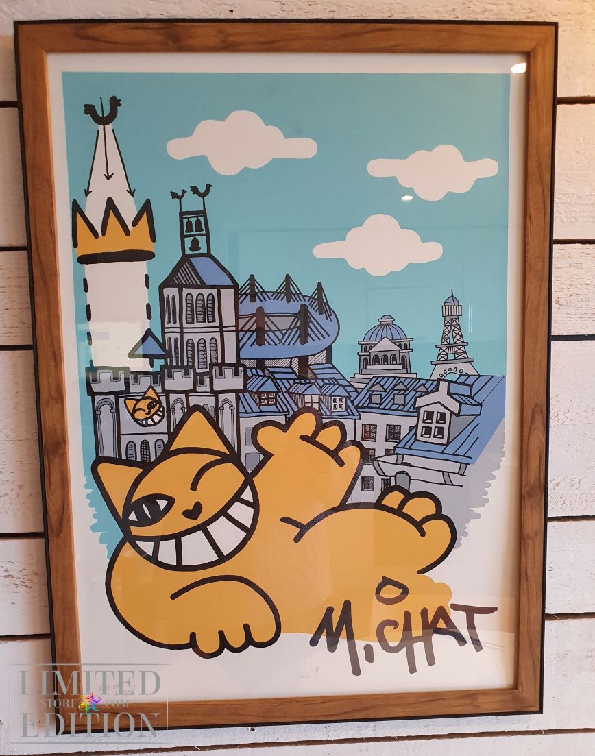 M CHAT Voeux de Saint-Denis sérigraphie