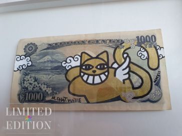 Acrylique M CHAT vaut 1000 Yens - Thoma Vuille