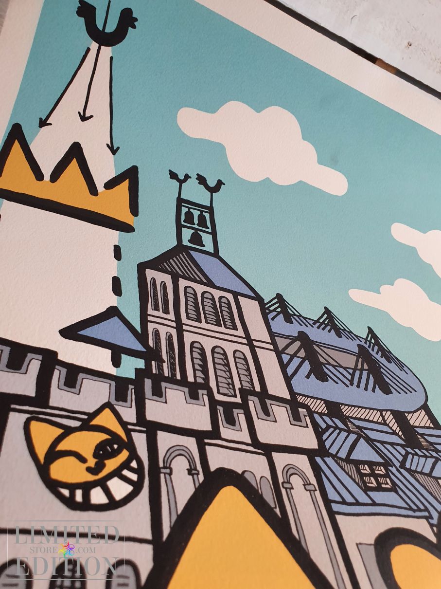 M CHAT Voeux de Saint-Denis sérigraphie