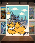 M CHAT Voeux de Saint-Denis sérigraphie