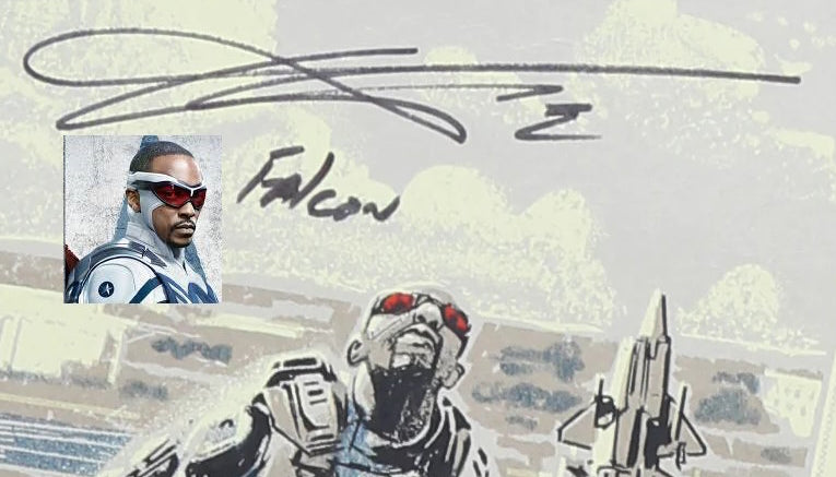 Edition limitée Captain America Winter Soldier avec 20 autographes Marvel Avengers