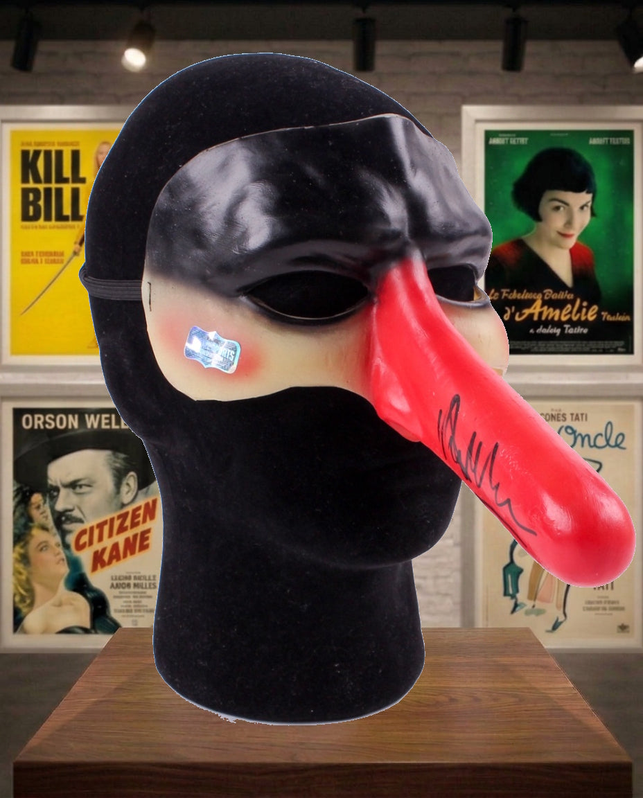 Masque ORANGE MECANIQUE signé Malcom McDowell Clockwork Orange