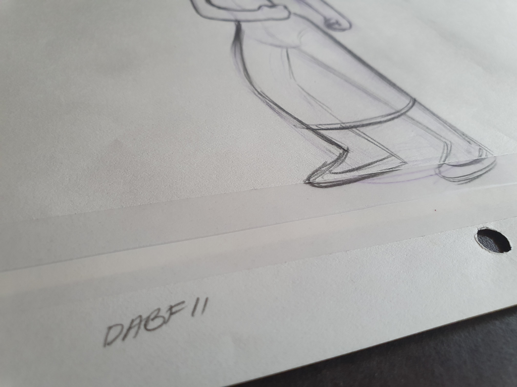 Marge Simpson est en colère. Storyboard sketch