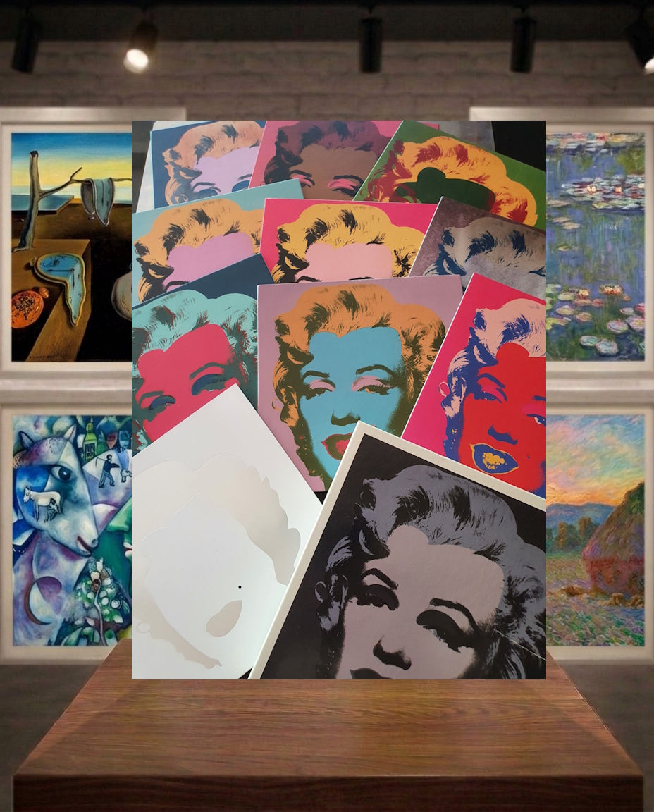 The Andy Warhol Foundation coffret de 9 Marylin Monroe par Corbis The Luminaries Library