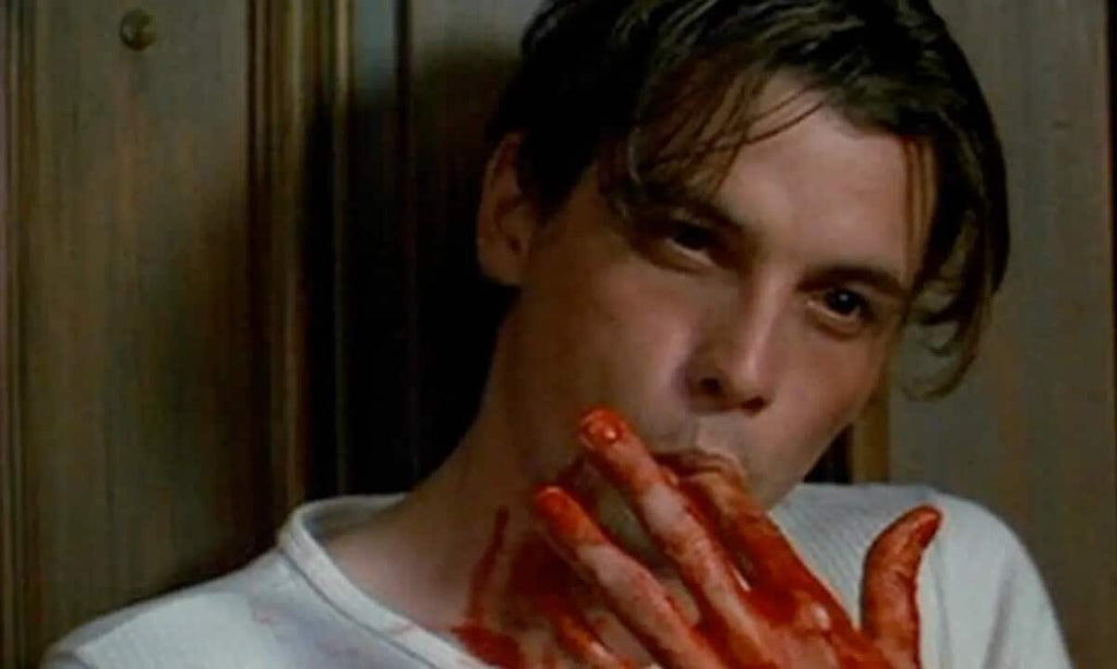 Masque Ghostface Scream avec autographe de Skeet Ulrich. Beckett