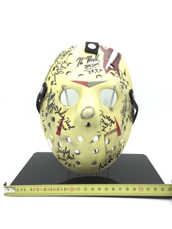 Masque Jason Vendredi 13 douze signatures !