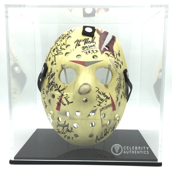 Masque Jason Vendredi 13 douze signatures !
