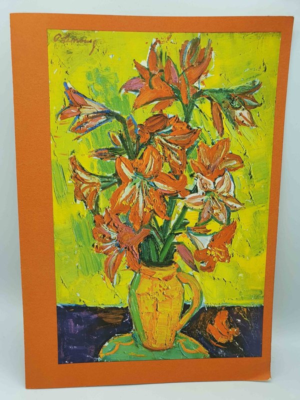 Exceptionnel Menu du Paquebot France 1965 - Orange 2