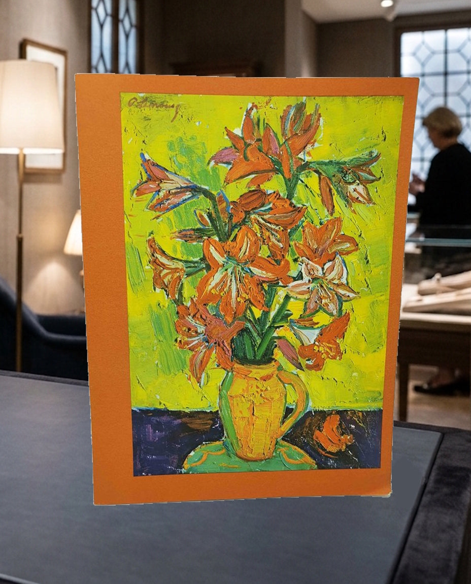Exceptionnel Menu du Paquebot France 1965 - Orange 2