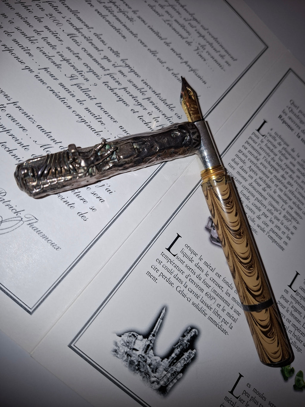Stylo plume Epicurien par Michel Audiard. EA99 édition limitée 50 pièces.